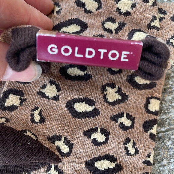Gold Toe Womens Leopard Animal print socks NWT - Picture 3 of 3